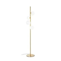 Staande lamp PERLAGE 4-vlams G9 IP20, messing gesatineerd 