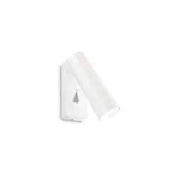 Wandarmatuur PIPE met schakelaar IP20, wit