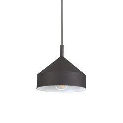Pendelarmatuur YURTA instelbaar E27 IP20, zwart