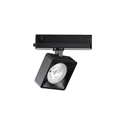 3-fase spot POV TRACK LED vierkant, met adapter LED IP20, zwart
