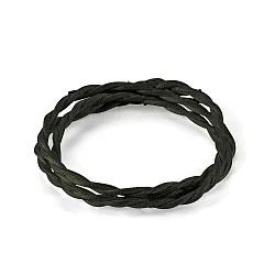 cable CAVO TESSUTO INTRECCIATO 2-fold, with plug, 2-pole, black