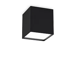 Plafondarmatuur KUBIKO IP20, zwart 