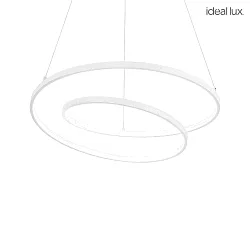 Pendelarmatuur OZ D80 DALI/PUSH rond, DALI aanstuurbaar IP20, wit mat dimbaar