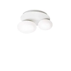 Plafondarmatuur NINFEA PL2 2-vlams GX53 IP20, wit