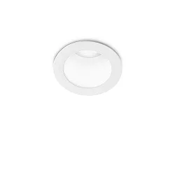 Plafondinbouwarmatuur QUARK rond IP20, wit 