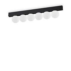 Plafondarmatuur PING PONG IP20, zwart 