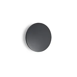 Wandarmatuur voor buitenshuis PUNTO AP D30 rond, indirect, schakelbaar IP54, antraciet, mat 