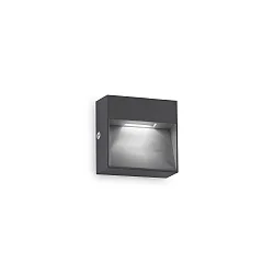 Wandarmatuur voor buitenshuis DEDRA IP65, antraciet 