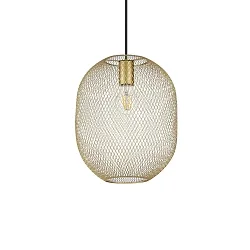 Pendelarmatuur NET 1 E27 IP20, goud dimbaar