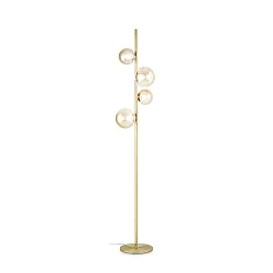 Staande lamp PERLAGE 4-vlams G9 IP20, messing gesatineerd 