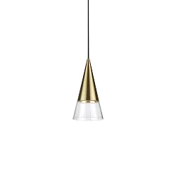 Pendelarmatuur CONO SP1 1-vlams, conisch GU10 IP20, messing 