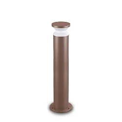 Lichtpaal TORRE 80 E27 IP65, koffie bruin dimbaar