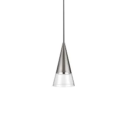 Pendelarmatuur CONO SP1 1-vlams, conisch GU10 IP20, nikkel 
