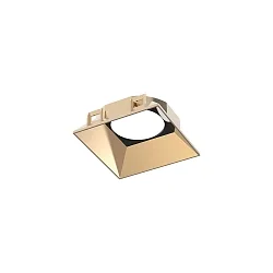 Reflectorlamp ZEUS vierkant, goud