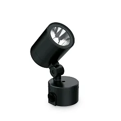 Vloerarmatuur O-ZONE SMALL kantelbaar IP66, zwart 