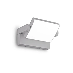 outdoor wall luminaire SWIPE AP tiltable, with diffuser IP54, grey 