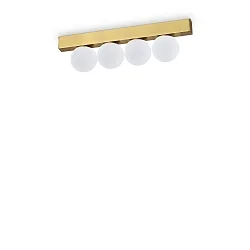 Plafondarmatuur PING PONG IP20, messing geborsteld 