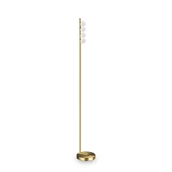 floor lamp PING PONG IP20, brushed brass 