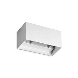 Wandarmatuur voor buitenshuis ATOM UP/DOWN 20CM up / down, hoekig, instelbaar IP54, wit 