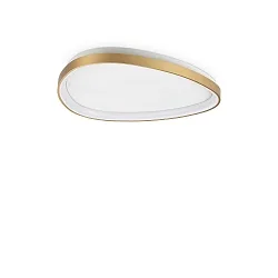 ceiling luminaire GEMINI 61 DALI controllable IP20, brushed brass dimmable