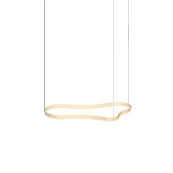 Pendelarmatuur WAVES-2 SP direct, schakelbaar IP20, goud mat 