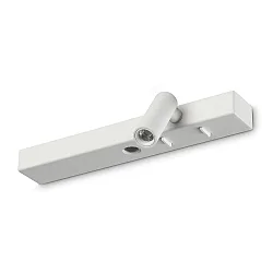 Wandarmatuur BONNE NUIT-2 met schakelaar IP20, wit 