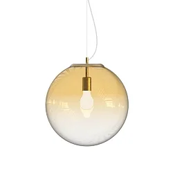 Pendelarmatuur MAPA CLEAR SP1 Ø40cm 1-vlams E27 IP20, amber 