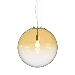 Pendelarmatuur MAPA CLEAR SP1 Ø50cm 1-vlams E27 IP20, amber 