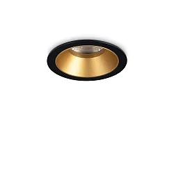 ceiling recessed luminaire GAME TRIM ROUND 58MM round, rigid, UGR < 19, switchable IP40/IP20, gold, black 