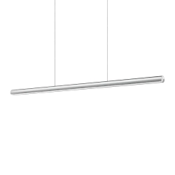 pendant luminaire DORICA SP1 D46 / B1400 down, 1 flame, smooth, long, DALI controllable IP20, steel brushed dimmable