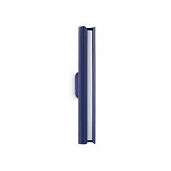 Wandarmatuur DORICA AP1 on/off, geribbeld IP20, blauw 