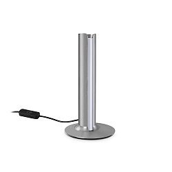 table lamp DORICA TL1 smooth, with switch, with touch dimmer IP20, grey matt dimmable