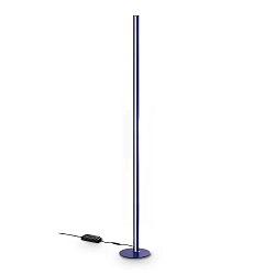 Staande lamp DORICA PT1 1-vlams, met Snoerdimmer, geribbeld IP20, blauw dimbaar