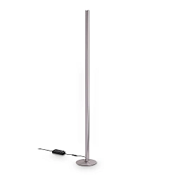 Staande lamp DORICA PT1 1-vlams, glad, met Snoerdimmer IP20, geborsteld brons dimbaar