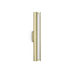 Wandarmatuur DORICA AP1 glad, on/off IP20, messing geborsteld 