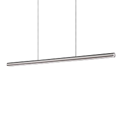 pendant luminaire DORICA SP1 D46 / B1400 down, 1 flame, smooth, long, DALI controllable IP20, grey matt dimmable