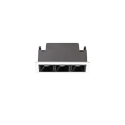 Inbouwdownlight LIKA FI TRIM D11 3-vlams, on/off, met Randstroken, UGR < 16 IP20, wit mat 