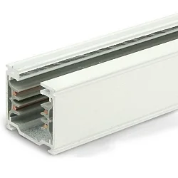 3-fase opbouwrail CLASSIC SURFACE 200CM, glanzend, wit