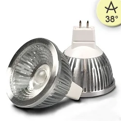Reflectorlamp MR16 dimbaar GU5,3 5,7W 330lm 2700K 38° CRI >83 dimbaar
