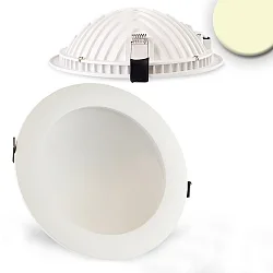LED recessed downlight LUNA, indirect lightbeam, IP20, not dimmable, white, 18W 2700K 1030lm 120°