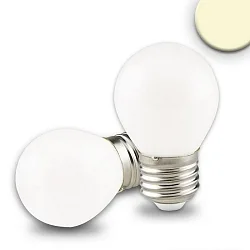 LED filament ILLU in drop shape G45, E27, 4W 2700K 335lm, dimmable, milky