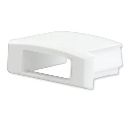 Accessory for profile SURF12 FLAT - endcap (1 pc.), EC2, grey, with cable opening