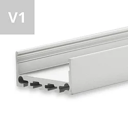 Opbouwprofiel SURF24 FLAT V1, aluminium