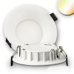 Downlight plat IP20, wit dimbaar