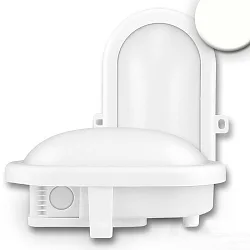 Tuinstraler IP44, wit 