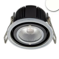 Inbouwarmatuur voor buiten Sys-68 IP65, helder, zwart, zilvergrijs dimbaar
