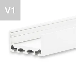 Opbouwprofiel SURF24 FLAT V1, wit