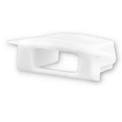 Accessory for profile DIVE12 FLAT - endcap (1 pc.), EC26W, white, with cable opening