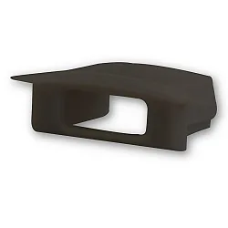 Accessory for profile DIVE12 FLAT - endcap (1 pc.), EC26B, black, with cable opening