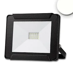 LED floodlight 10W, neutral white, black, IP65, rotatable and swivelling, 4000K 800lm 120°